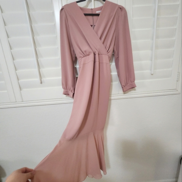 Dresses & Skirts - Wedding Guest Pink Mermaid Dress